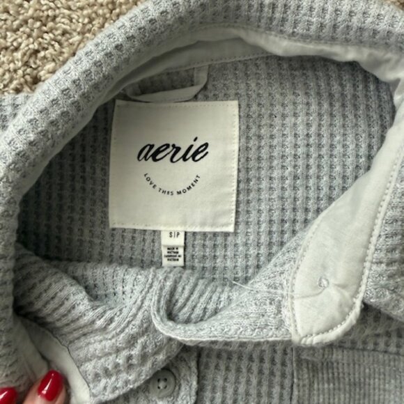 Aerie LumberJane Waffle Shirt - Picture 3 of 3